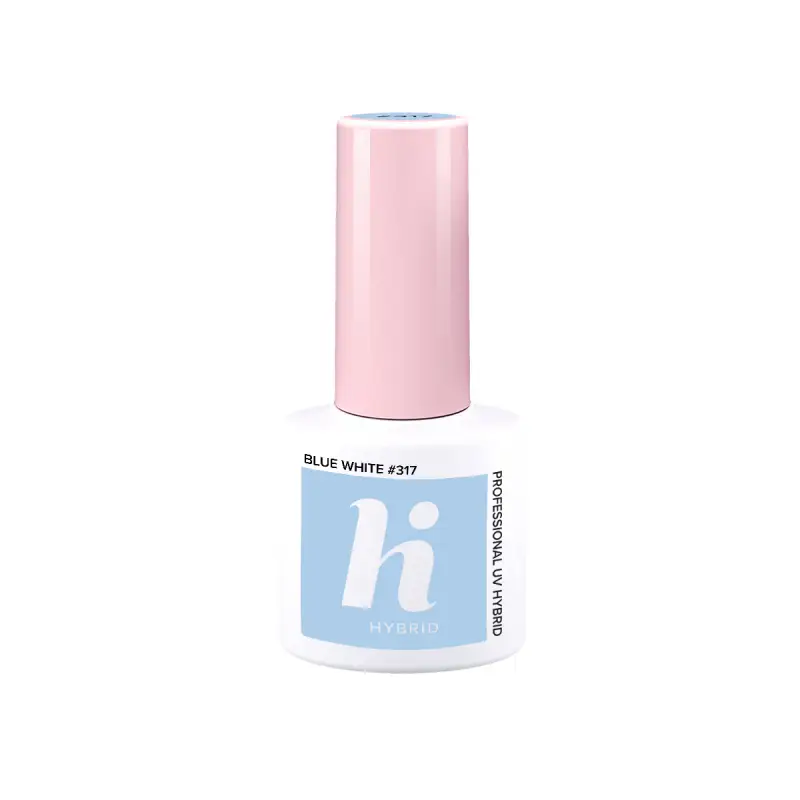 UV Gel Polish Unicorn Smalto Semipermanente #317 Blue White - Smalto gel e semipermanente #317 Blue White