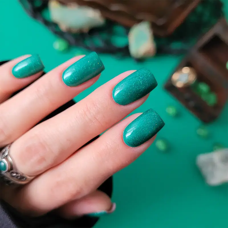 UV Gel Polish Zodiac Smalto Semipermanente #454 Emerald Taurus - Smalto gel e semipermanente #454 Emerald Taurus miniatura 3