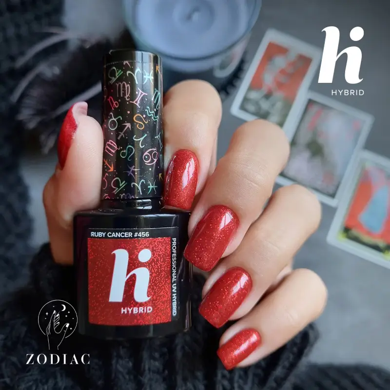 UV Gel Polish Zodiac Smalto Semipermanente #456 Ruby Cancer - Smalto gel e semipermanente #456 Ruby Cancer miniatura 3