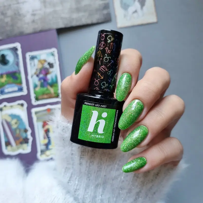 UV Gel Polish Zodiac Smalto Semipermanente #457 Peridot Leo - Smalto gel e semipermanente #457 Peridot Leo miniatura 3