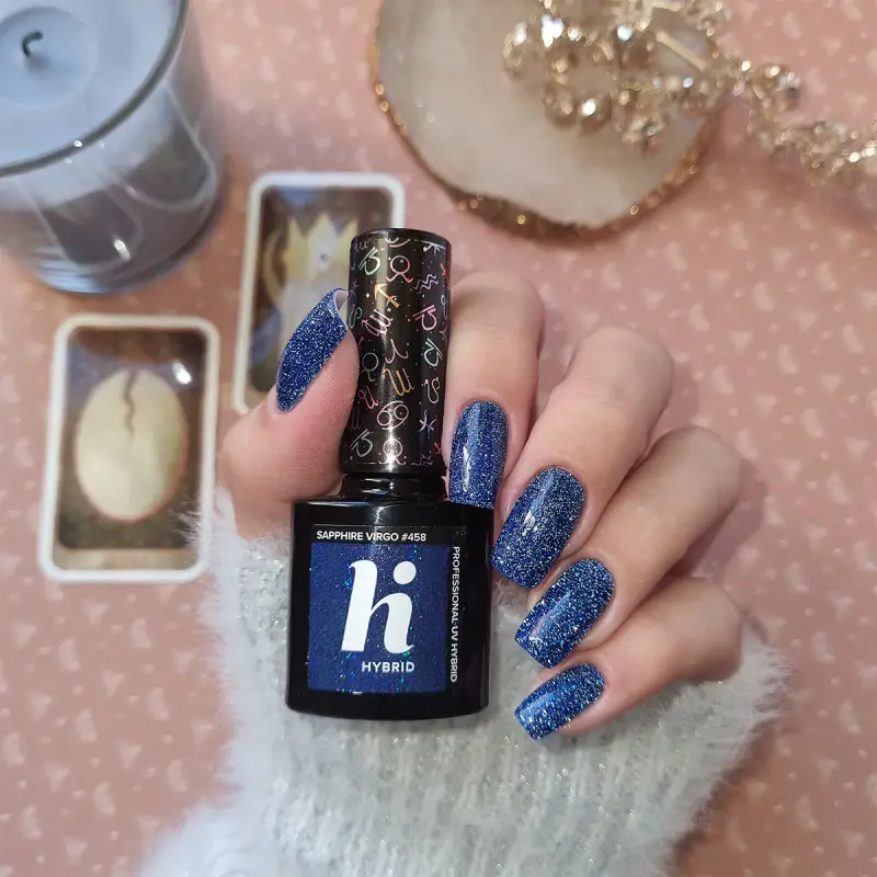 UV Gel Polish Zodiac Smalto Semipermanente #458 Sapphire Virgo - Smalto gel e semipermanente #458 Sapphire Virgo miniatura 4