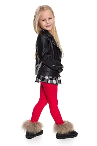Hi!mom Leggings Bambina Rosso 3466088 miniatura 2