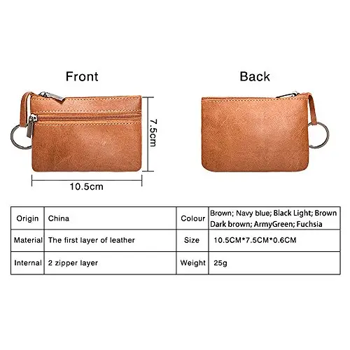 Hibate Portachiavi Donna Marrone 2517976 miniatura 3