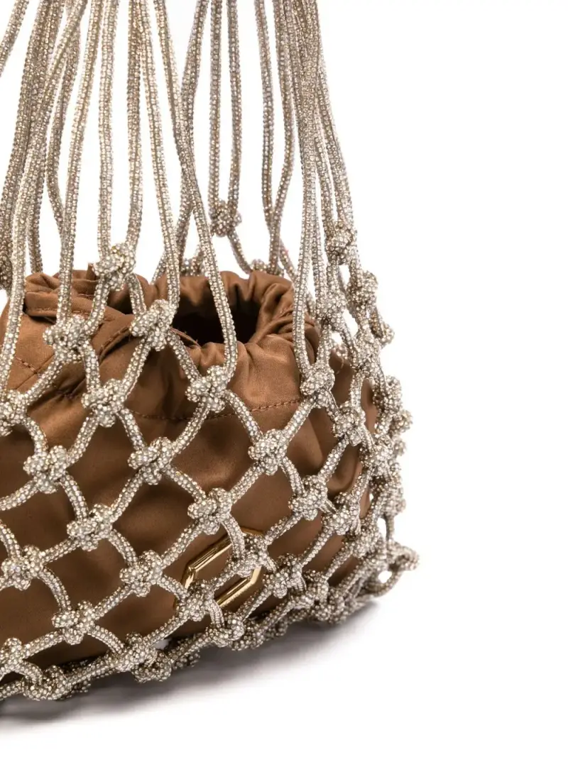 Borsa carrie satin BLU miniatura 3