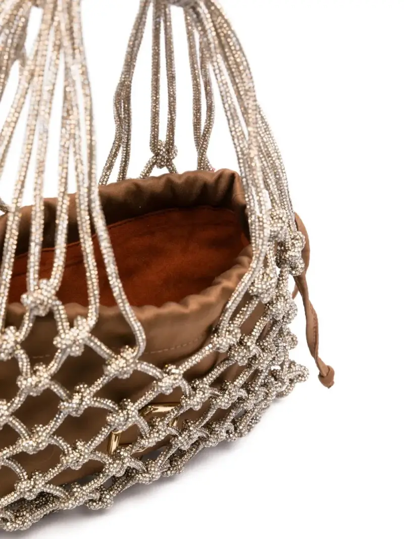 Borsa carrie satin BLU miniatura 4