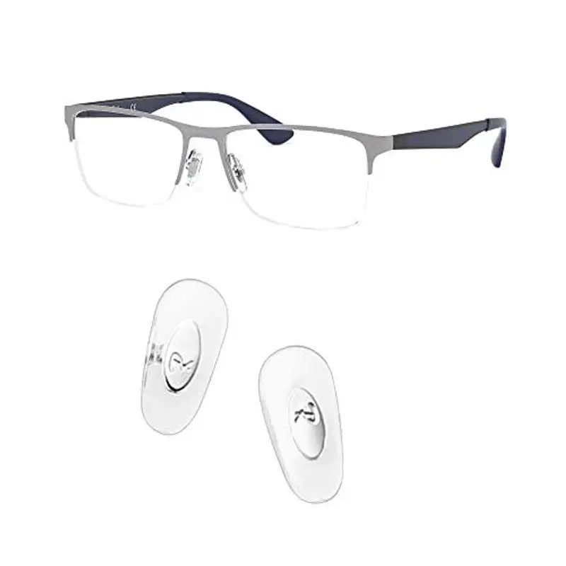 HiCycle2 naselli per occhiali naselli per occhiali siliconesostitutivi a pressione per occhiali Ray-Ban RB6335 panno miniatura 2