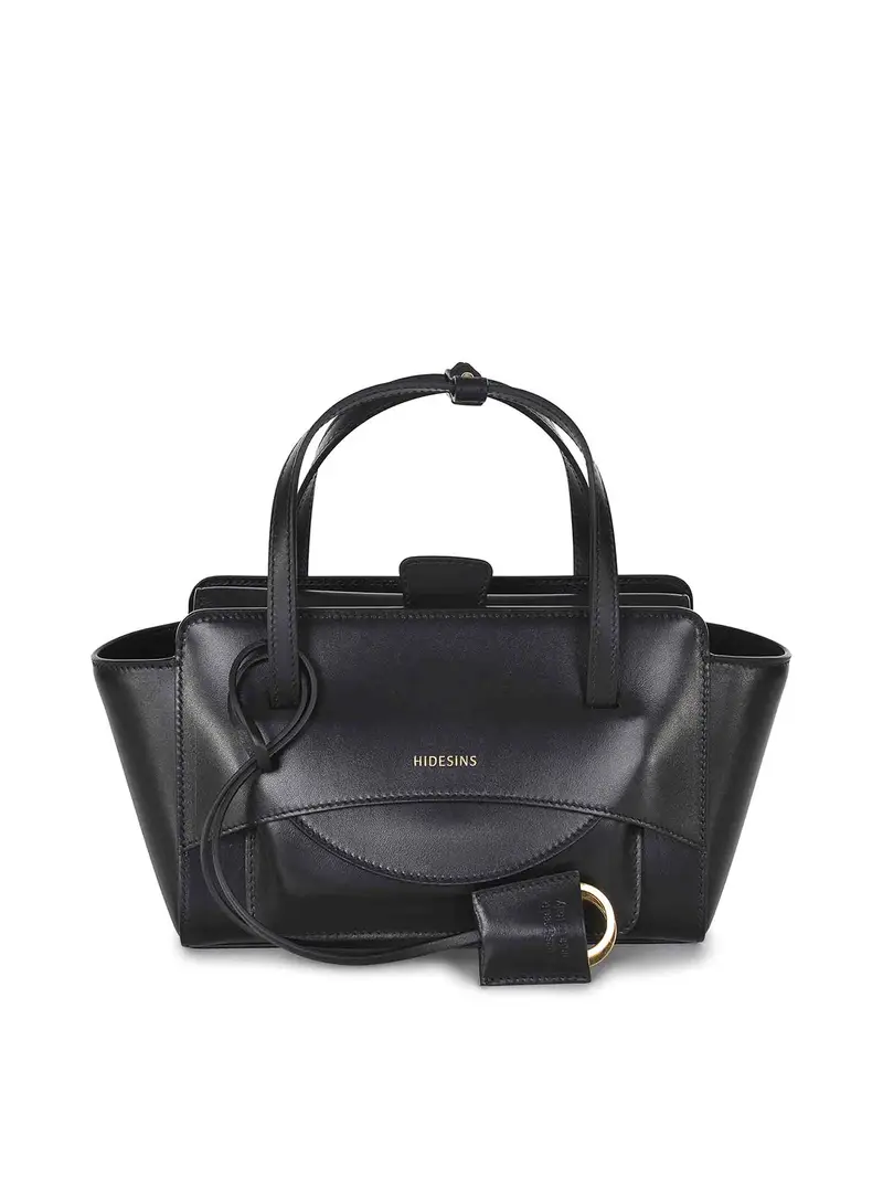 Borsa Realizzata In Pelle Nero