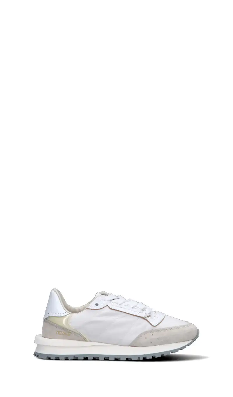 Sneaker donna bianca/beige in suede Vario