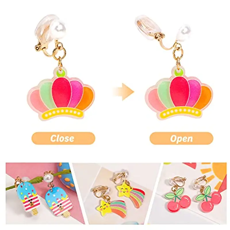 Hifot Orecchini Bambina Bianco 1349363 miniatura 3