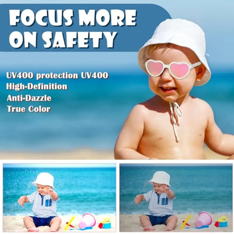 Hifot Occhiali da sole Ragazzo Bianco 1907339 miniatura 3