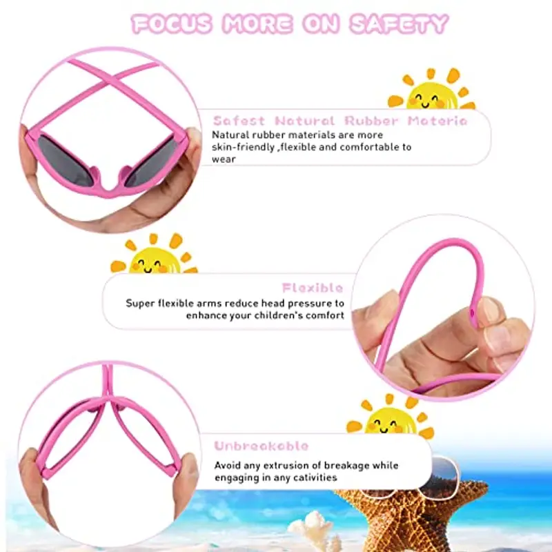 Hifot Occhiali da sole Ragazzo Rosa 815907 miniatura 2