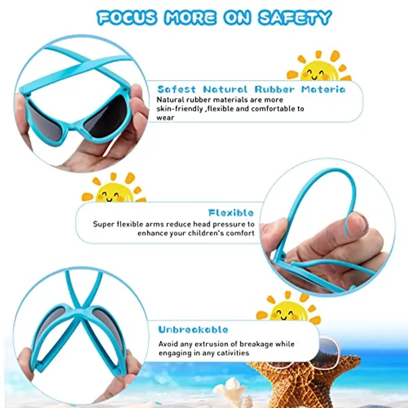 Hifot Occhiali da sole Ragazzo Blu 1279151 miniatura 2