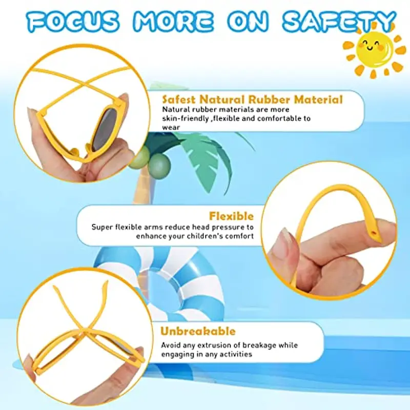 Hifot Occhiali da sole Ragazzo Giallo 1610474 miniatura 3