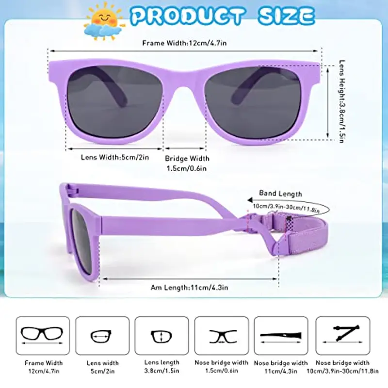 Hifot Occhiali da sole Ragazzo Viola 1590859 miniatura 2