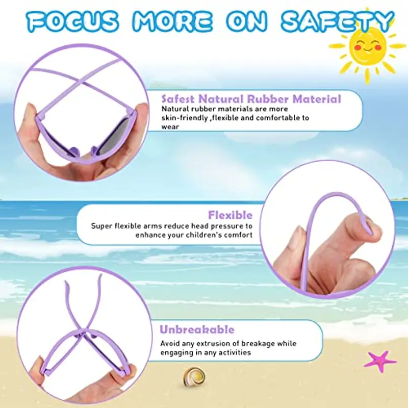 Hifot Occhiali da sole Ragazzo Viola 1590859 miniatura 3