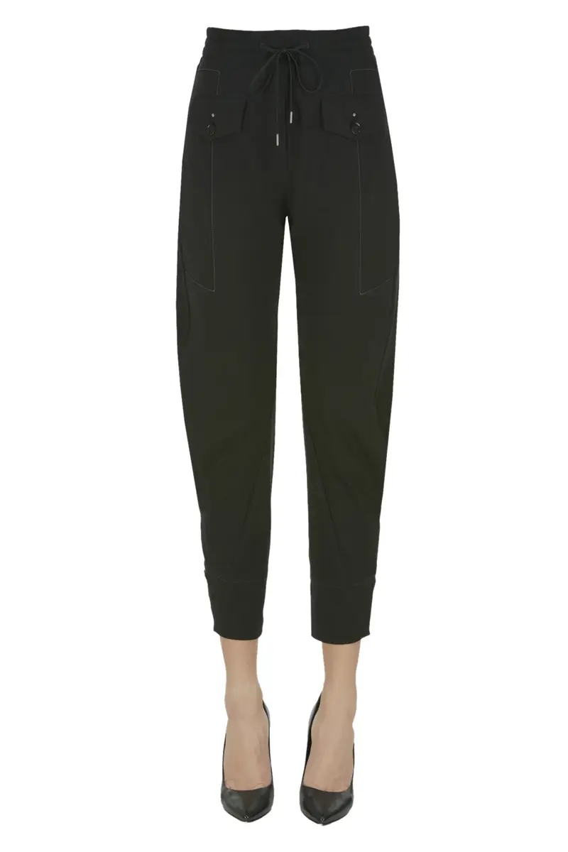 Pantaloni jogger in tessuto tecnico Nero