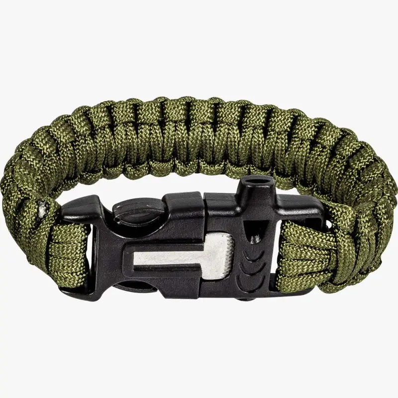 Braccialetto in paracord e selce Highlander