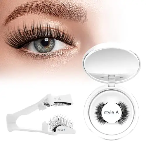 Higu clace Ciglia magnetiche, ciglia magnetiche senza eyeliner, look naturale magnetico