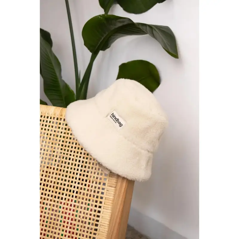 Cappello da pescatore donna Hindbag teddy arctique