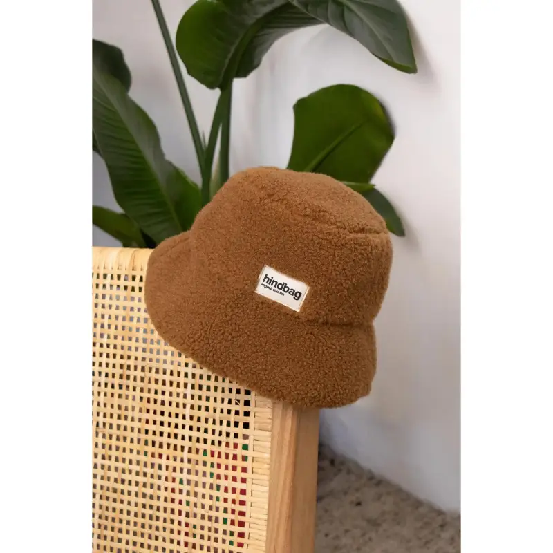 Cappello da pescatore donna Hindbag teddy brun