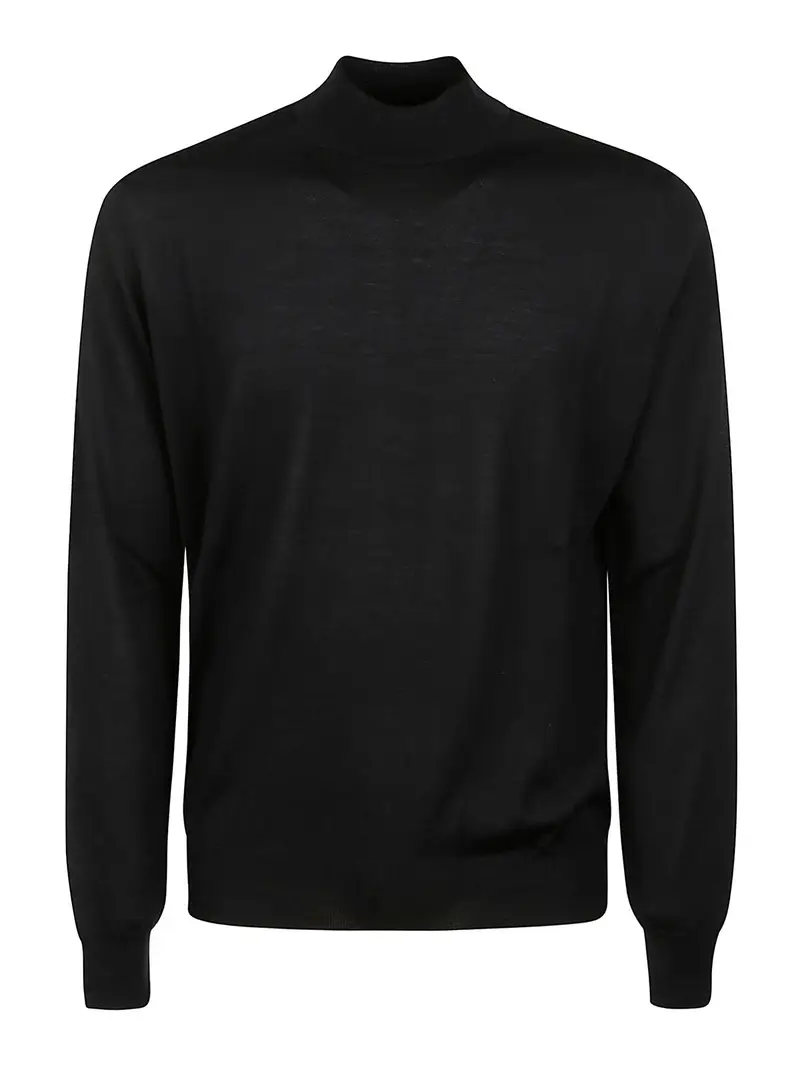 Lupetto Ã¨ merino reale Blu scuro