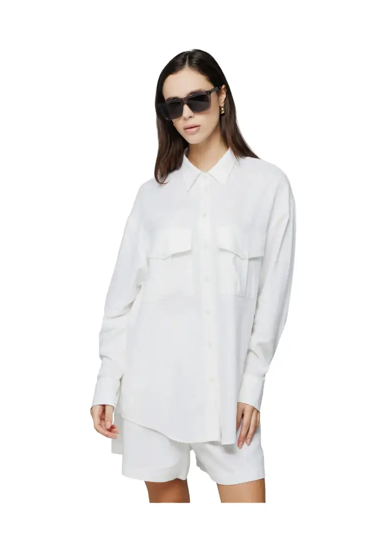 Camicia Donna Bianco miniatura 3