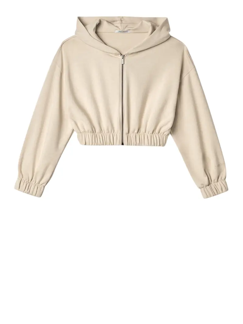 felpa cappuccio hinnominate da donna - beige