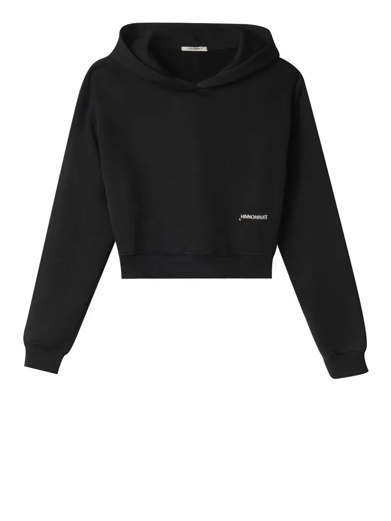 felpa cappuccio hinnominate da donna - nero
