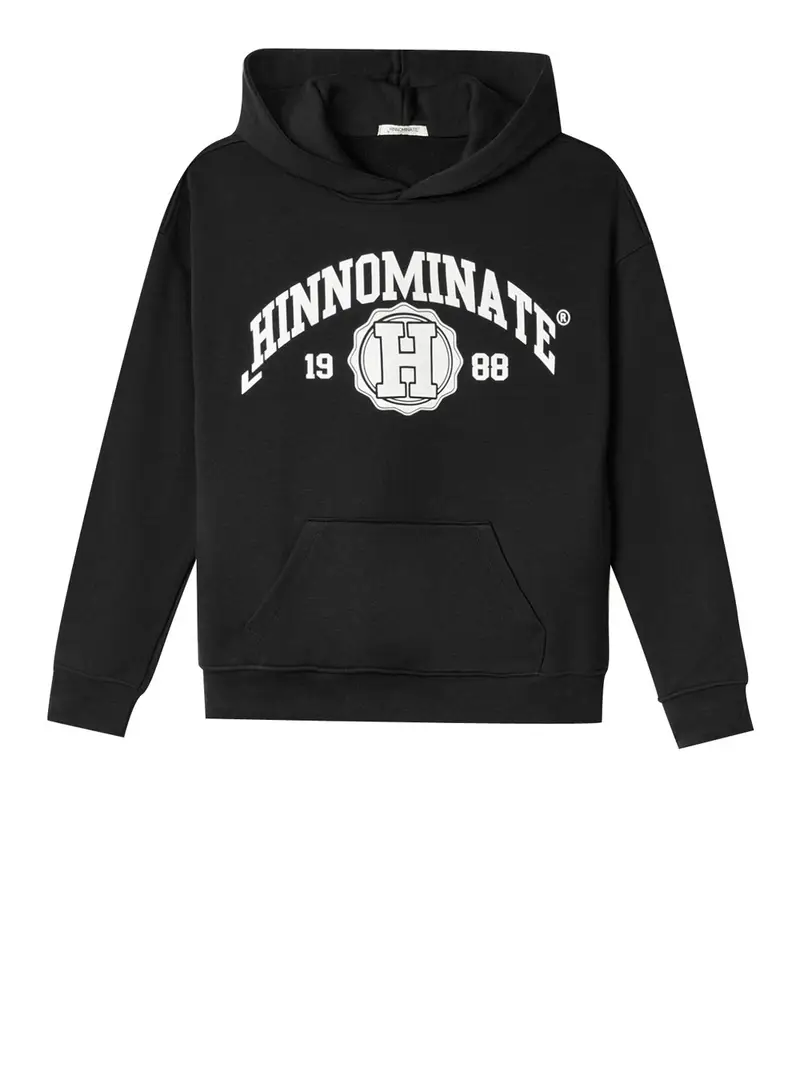felpa cappuccio hinnominate da uomo - nero