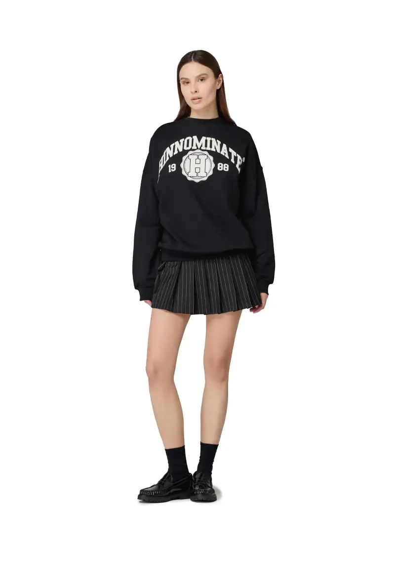 Felpa Donna Nero miniatura 2