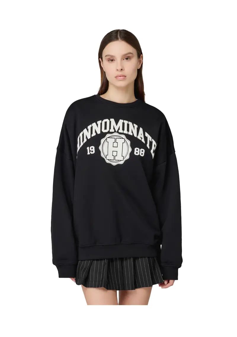 Felpa Donna Nero miniatura 3