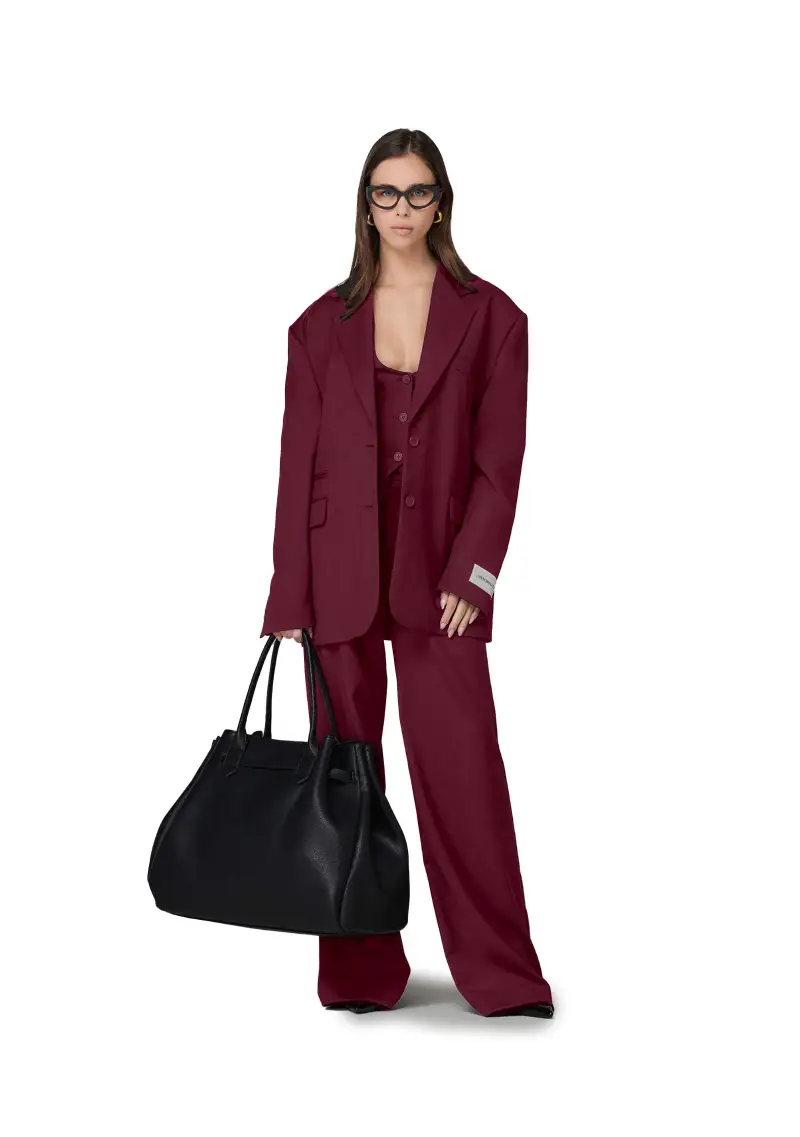 Giacca Donna Bordeaux miniatura 2