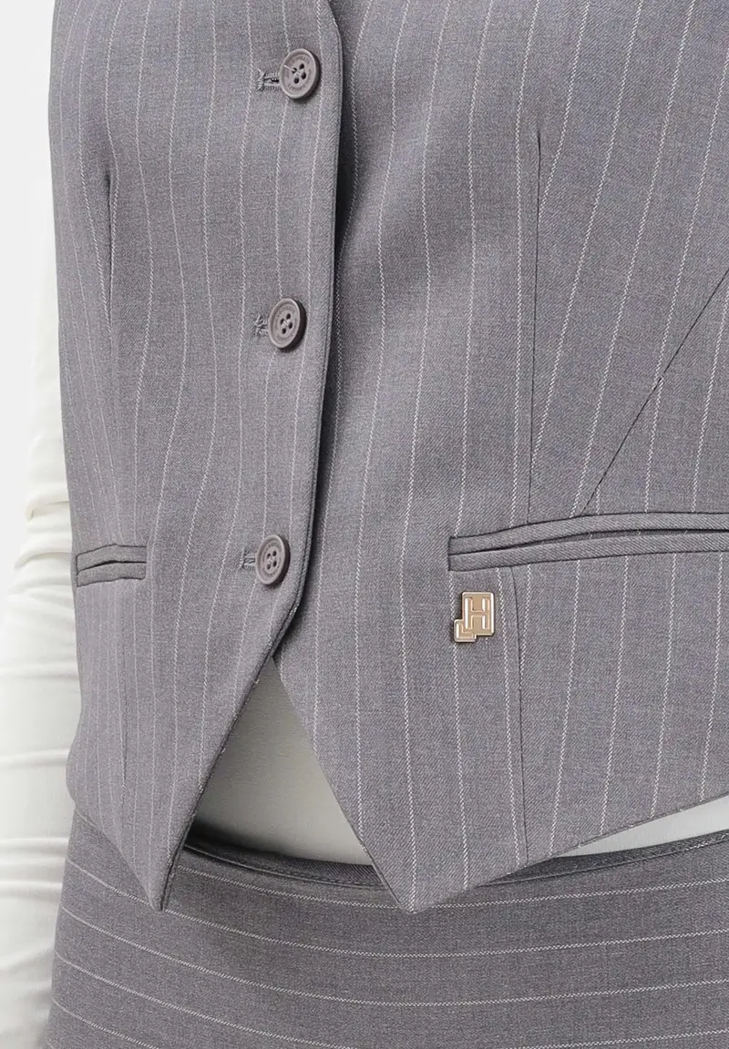 HINNOMINATE Gilet Donna Grigio 3045200 miniatura 3