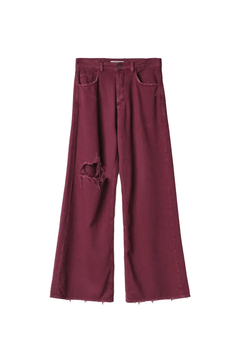 Pantalone Donna Bordeaux
