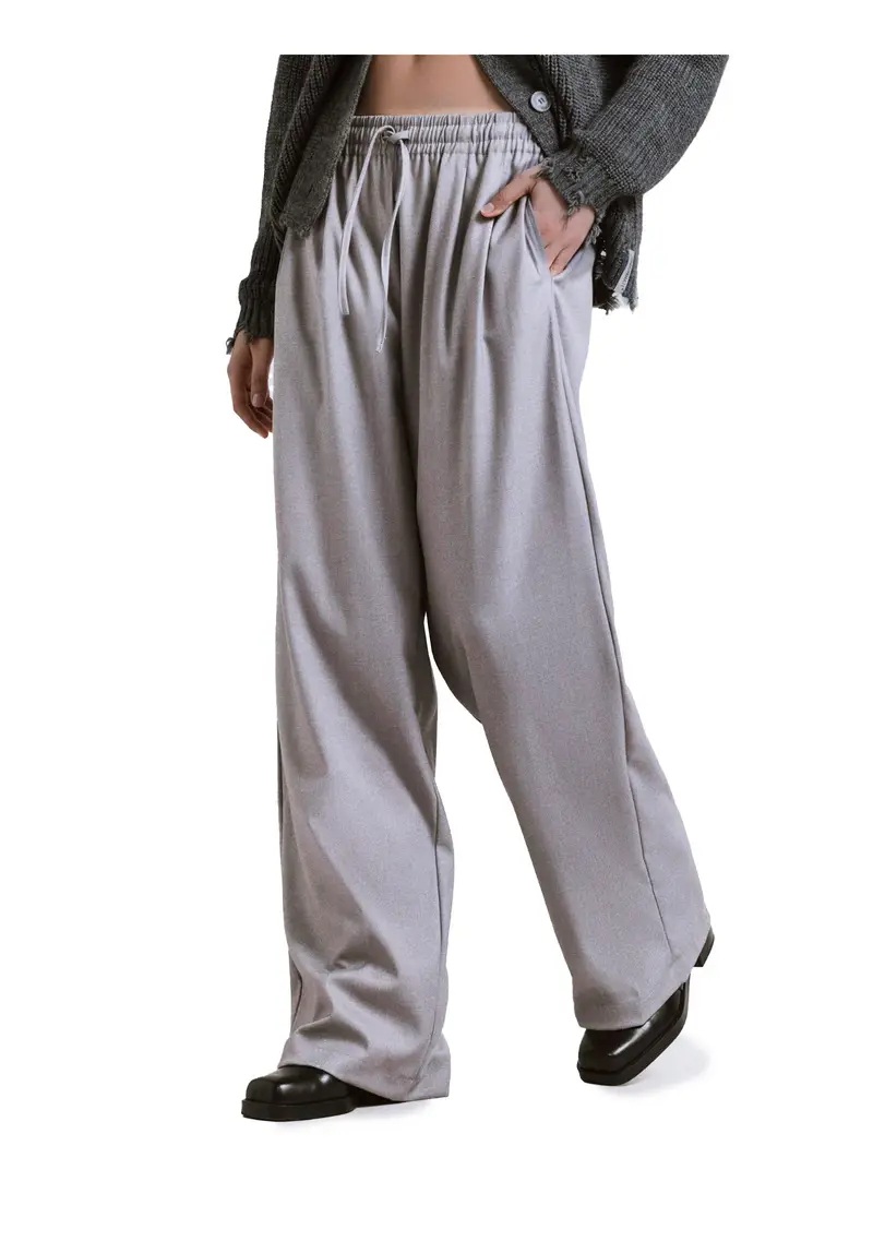 HINNOMINATE - Pantalone Donna Grigio miniatura 2