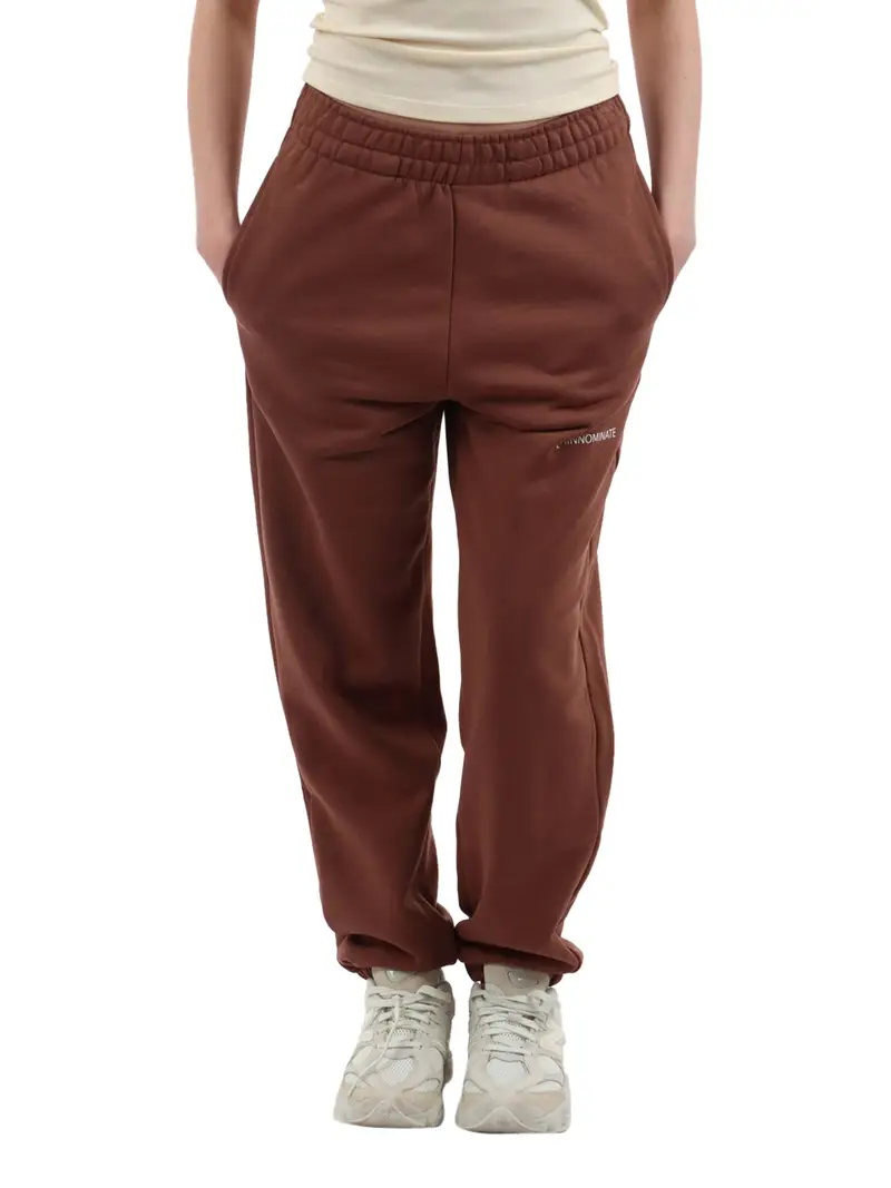 pantalone tuta hinnominate da donna - marrone
