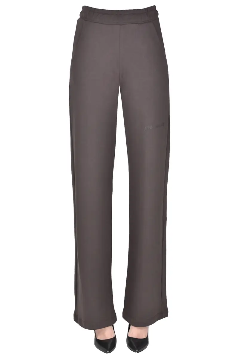 Pantaloni gamba dritta in felpa Testa di Moro