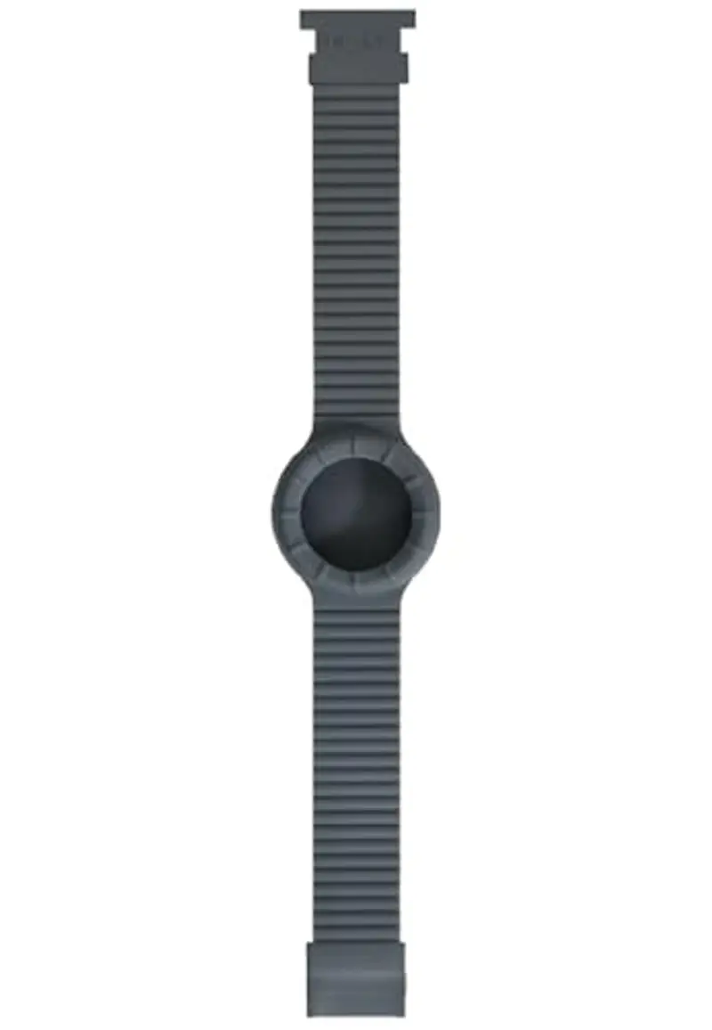 HIP HOP CINTURINO DONNA COLLEZIONE HERO 32 REGOLABILE IN SILICONE GRIGIO HBU0011