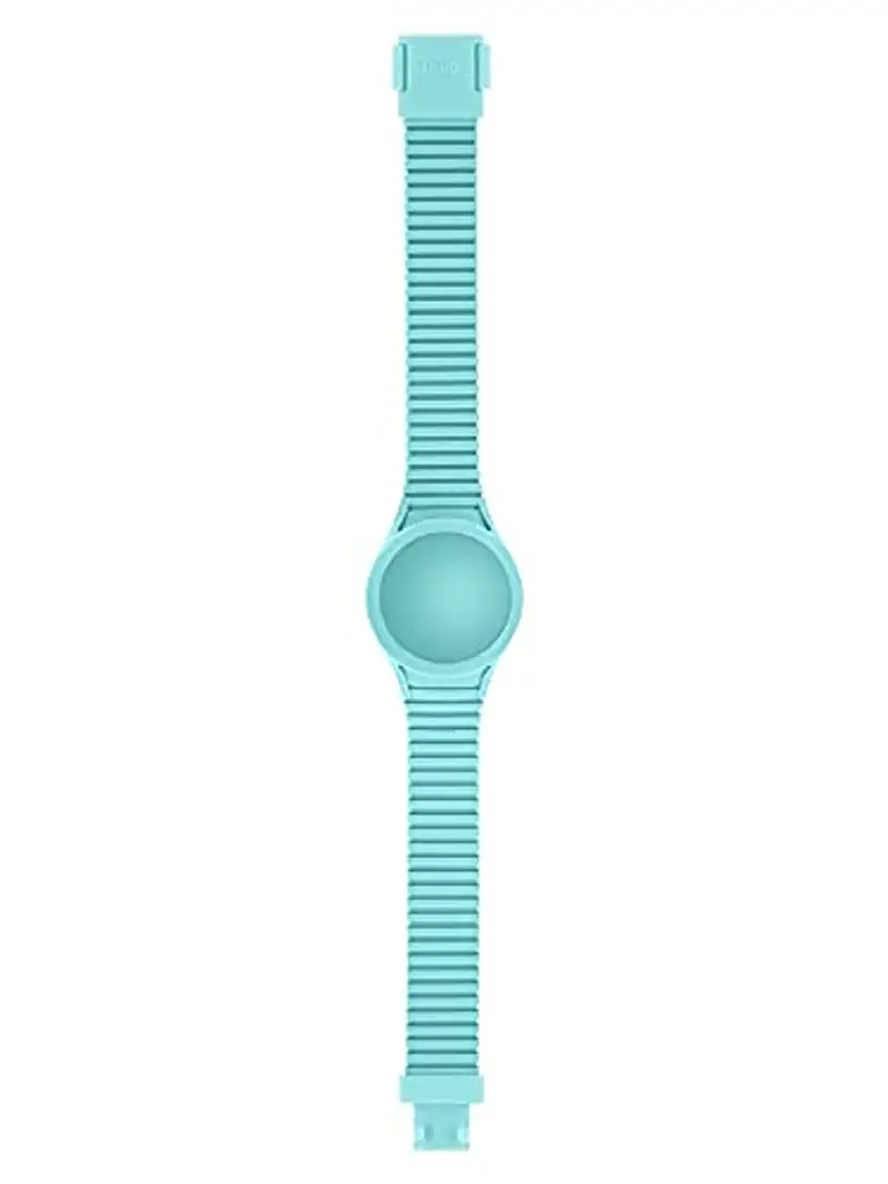 HIP HOP CINTURINO DONNA REGOLABILE E INTERCAMBIABILE SILICONE AZZURRO PER OROLOGIO 34MM HBU0535