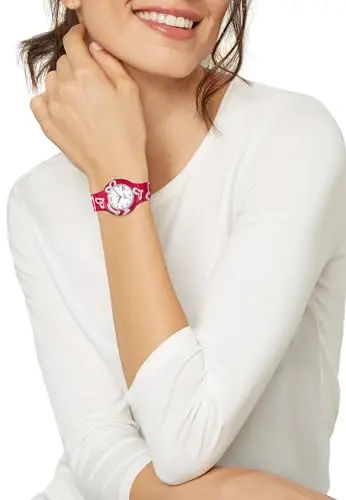 HIP HOP, Collezione Bandana, Orologio Donna Black, Cinturino in Silicone Intercambiabile, Pratica Chiusura, Cassa 32mm miniatura 3