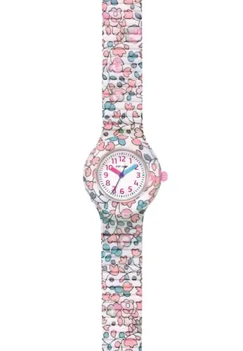 HIP HOP, Collezione Flower Power, Orologio Bambina, Cinturino in Silicone e Tessuto Liberty London, Design Floreale miniatura 2