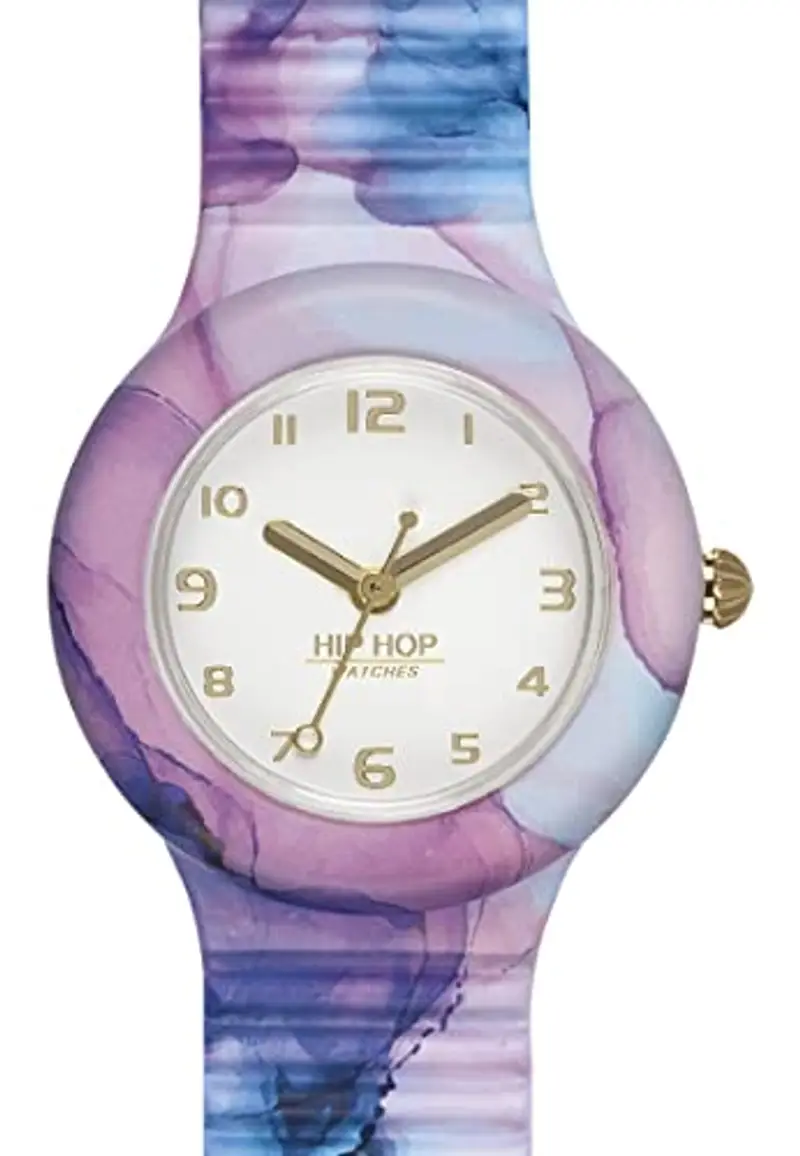 HIP HOP, Collezione In the Clouds, Orologio Donna Light Blue, con Cinturino in Silicone Intercambiabile, Pratica Chiusura, Cassa 32 mm, Movimento al Quarzo, Resistente all'Acqua, Lunghezza Regolabile miniatura 2