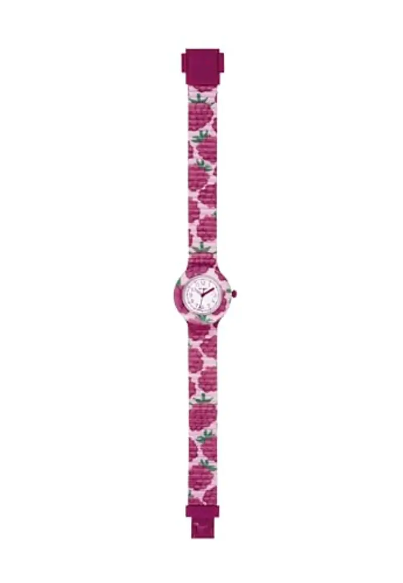 HIP HOP, Collezione Kids Fun, Orologio Bambina Berry con Cinturino in Silicone Intercambiabile, Colori Vibranti e Duraturi, Cassa 28 mm, Resistente all'Acqua, Lunghezza Regolabile 23.4 cm