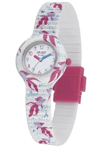 HIP HOP, Collezione Kids Fun, Orologio Bambina, Cinturino in Silicone Stampato, Cassa 28 mm, Indici e Sfere Colorate miniatura 2