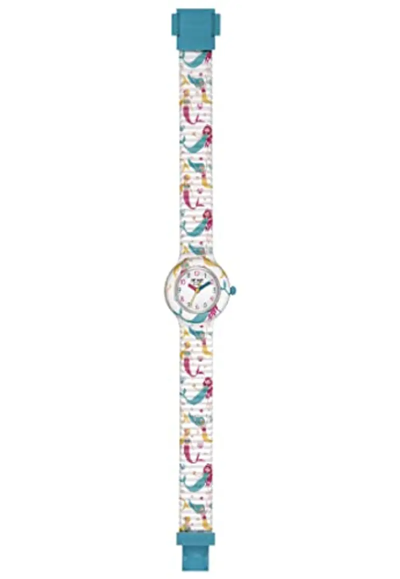HIP HOP, Collezione Kids Fun, Orologio Bambina Under the Sea, Cinturino in Silicone Intercambiabile e Regolabile, Indici e Sfere Colorate, Cassa 28mm, Movimento al Quarzo, Waterproof, Multicolor
