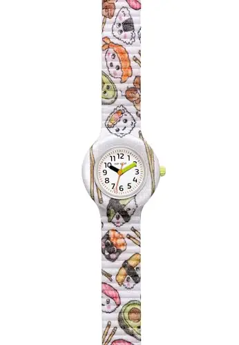 HIP HOP, Collezione Kids Fun, Orologio Bambini con Grafica Sushi Lovers, Cinturino in Silicone Eco-Friendly, Cassa 28 miniatura 2
