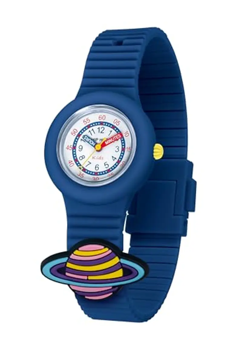 HIP HOP, Collezione PINTASTIC!, Orologio Bambini, Movimento al Quarzo, Cassa 32 mm, Resistente all'Acqua, Cinturino in