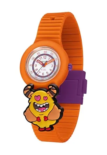 HIP HOP, Collezione PINTASTIC!, Orologio per Bambini, con Quadrante Didattico e Lancette Colorate, Cinturino in