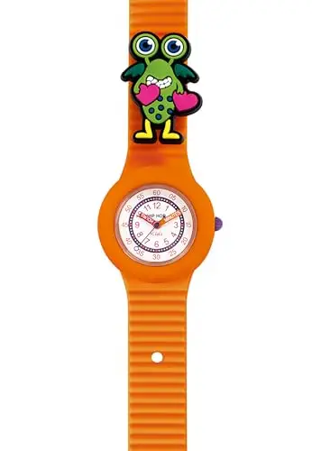 HIP HOP, Collezione PINTASTIC!, Orologio per Bambini, con Quadrante Didattico e Lancette Colorate, Cinturino in miniatura 2