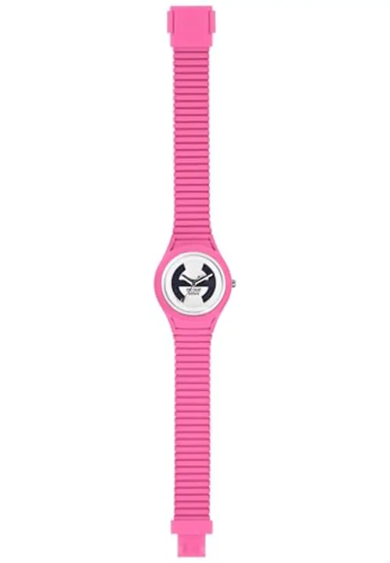 HIP HOP, Collezione Solare, Orologio Donna, Cinturino in Silicone Regolabile, Quadrante Bianco, Pratica Chiusura, Cassa 34 mm, Movimento Solo Tempo Miyota 2036, Resistente all'Acqua